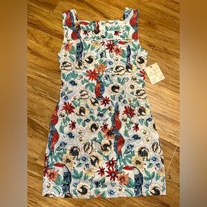 Derek Heart Kids Dress - Floral Red and Green
